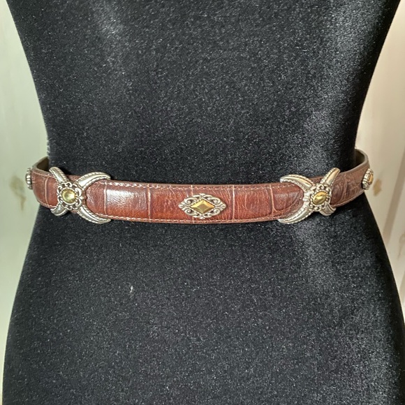 Brighton Brown Leather Belt - Picture 3 of 6
